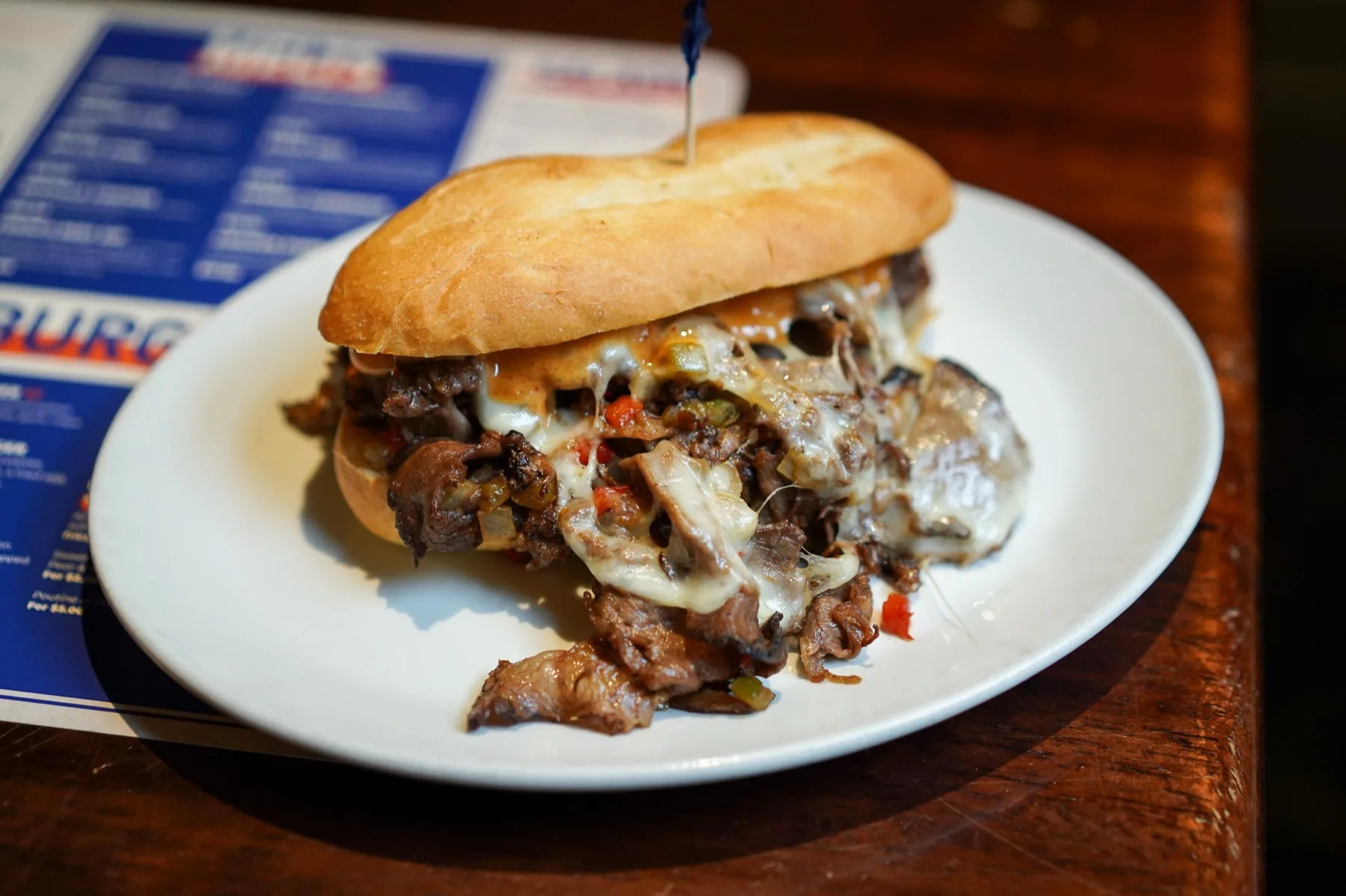 Chipotle beef Philly sandwich